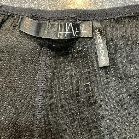 HAVE Black Sequin Pants - Size L- Made in China - Picture 3 of 6